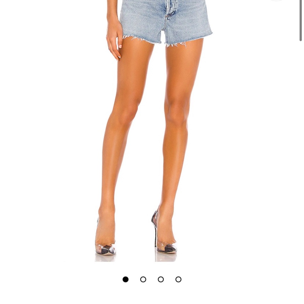 Agolde High-Waisted Parker Cutoff Shorts, Size 23